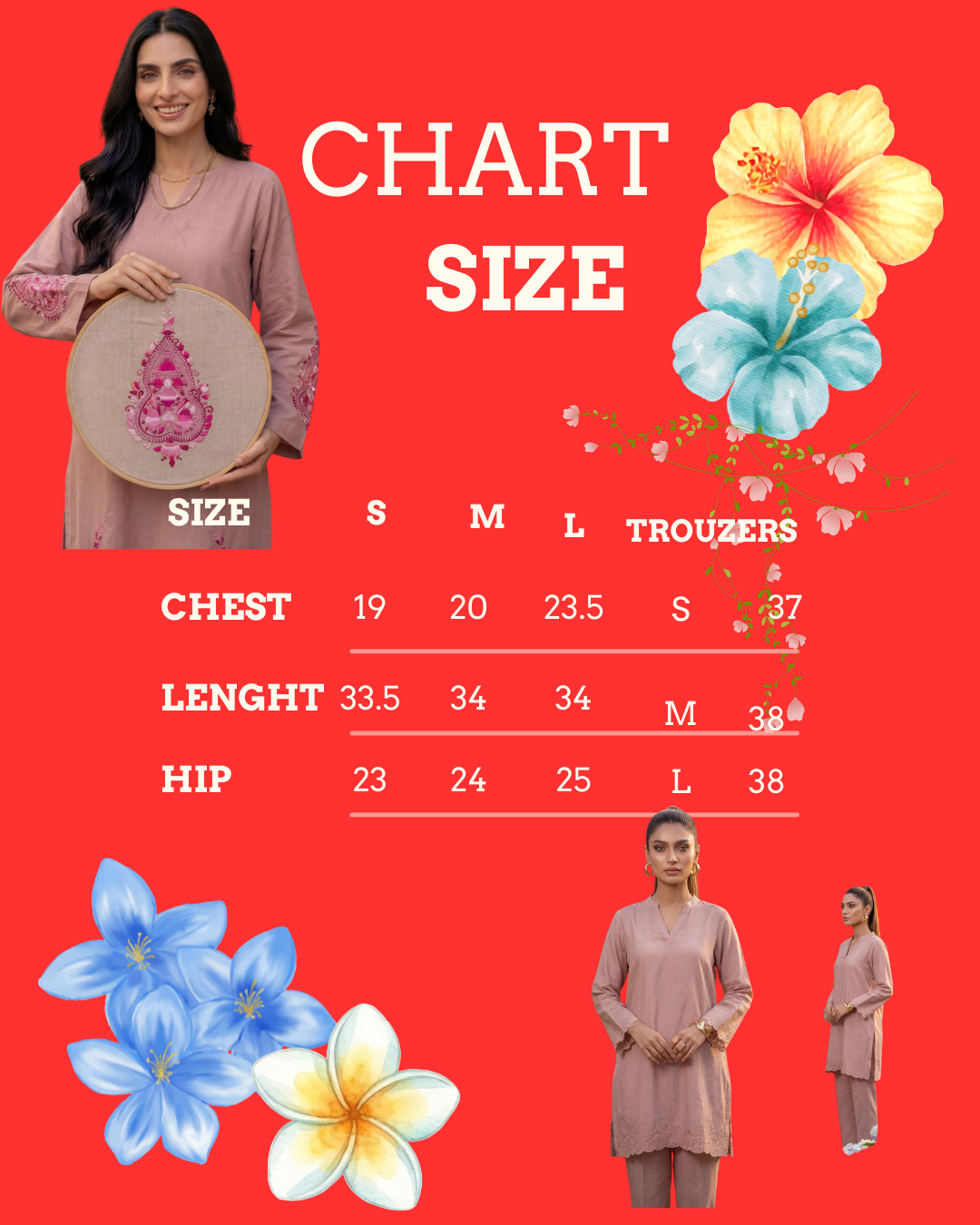 dusky pink 2 piece set