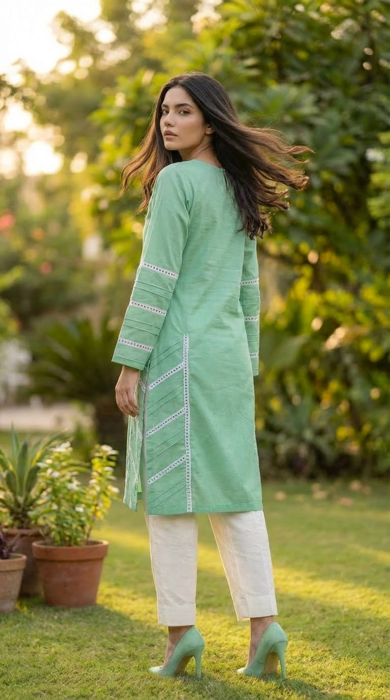 2-Piece Embroidered Suit