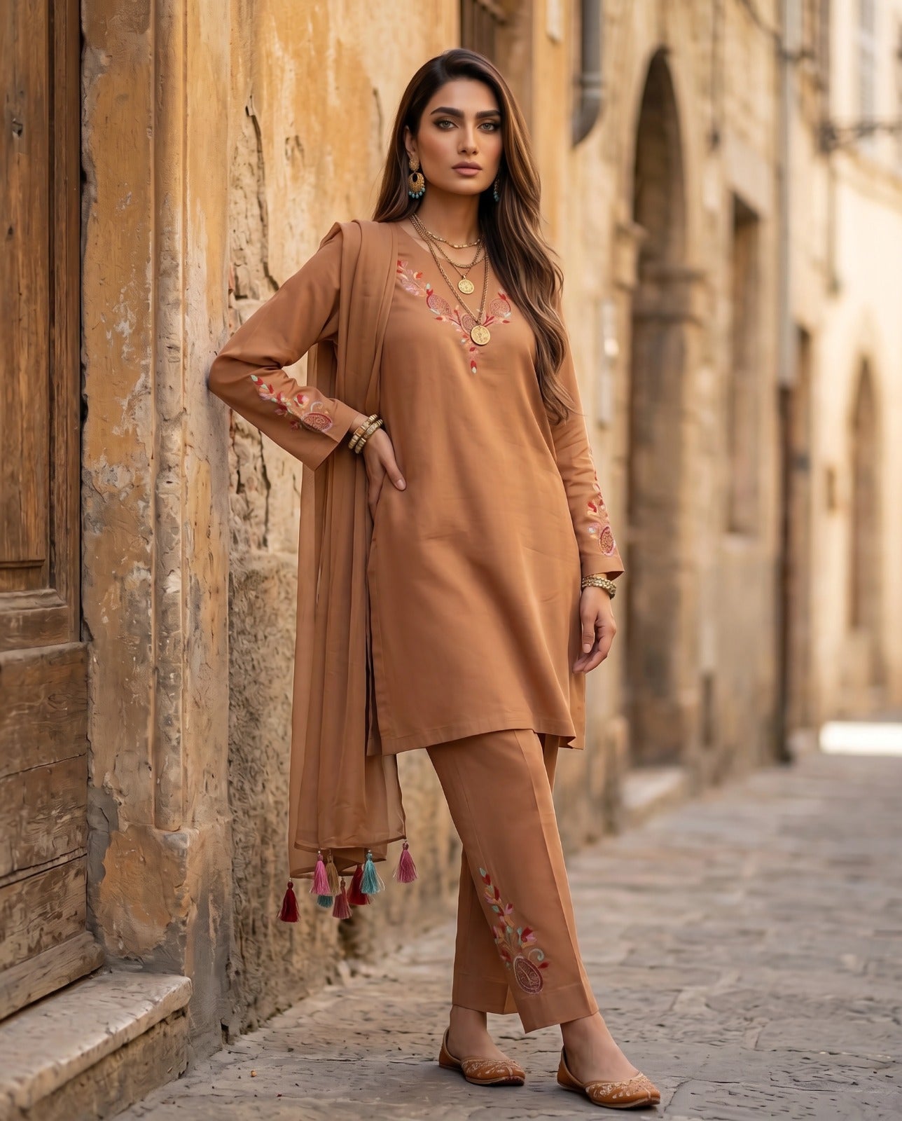 Coffee Brown 3 piece suite