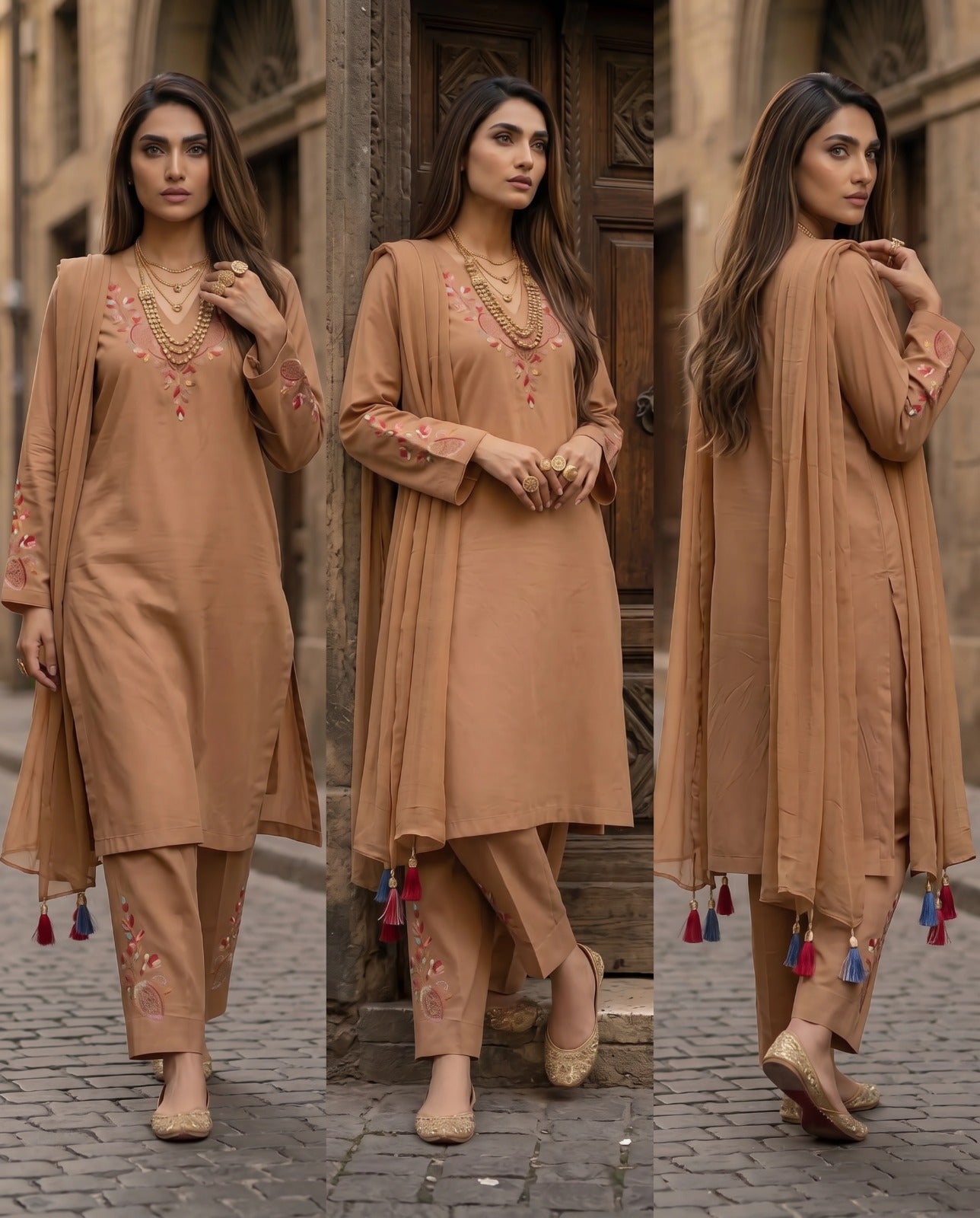 Coffee Brown 3 piece suite