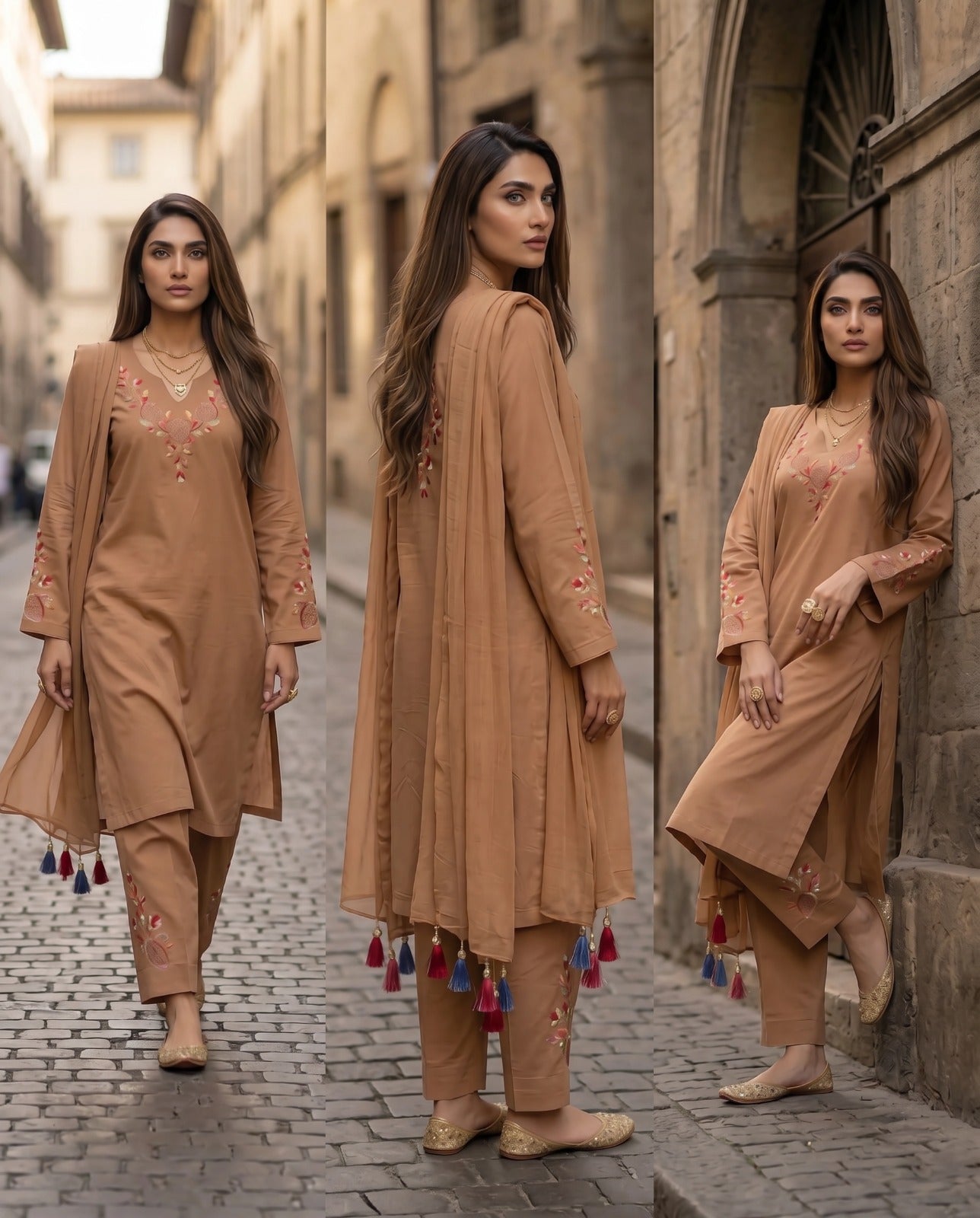 Coffee Brown 3 piece suite
